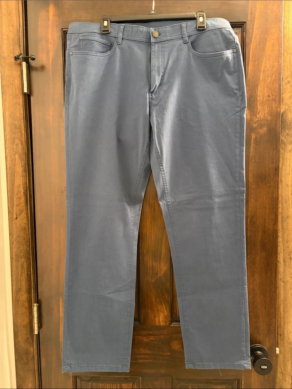 Straight-Leg Men's Jeans in Slate Blue
